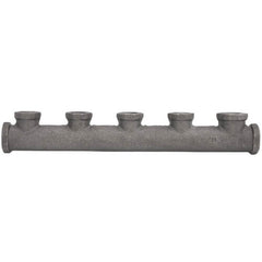 Gastite 5-PORTMAN 3/4 x 3/4 x 1/2 x 1/2 in. Female Malleable Iron 5-Port Manifold