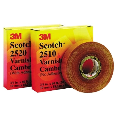 Scotch 7000031629 Varnished Cambric Tape 2520 3/4 in x 60 ft Yellow