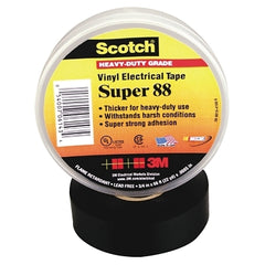 Scotch 7000058433 Super 88 Vinyl Electrical Tape 1-1/2 in x 44 ft Black