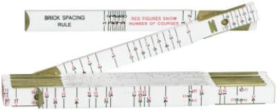 APEX TOOL GROUP Apex Tool Group Llc 636N 6 Ft Brick Mason Wood Rule