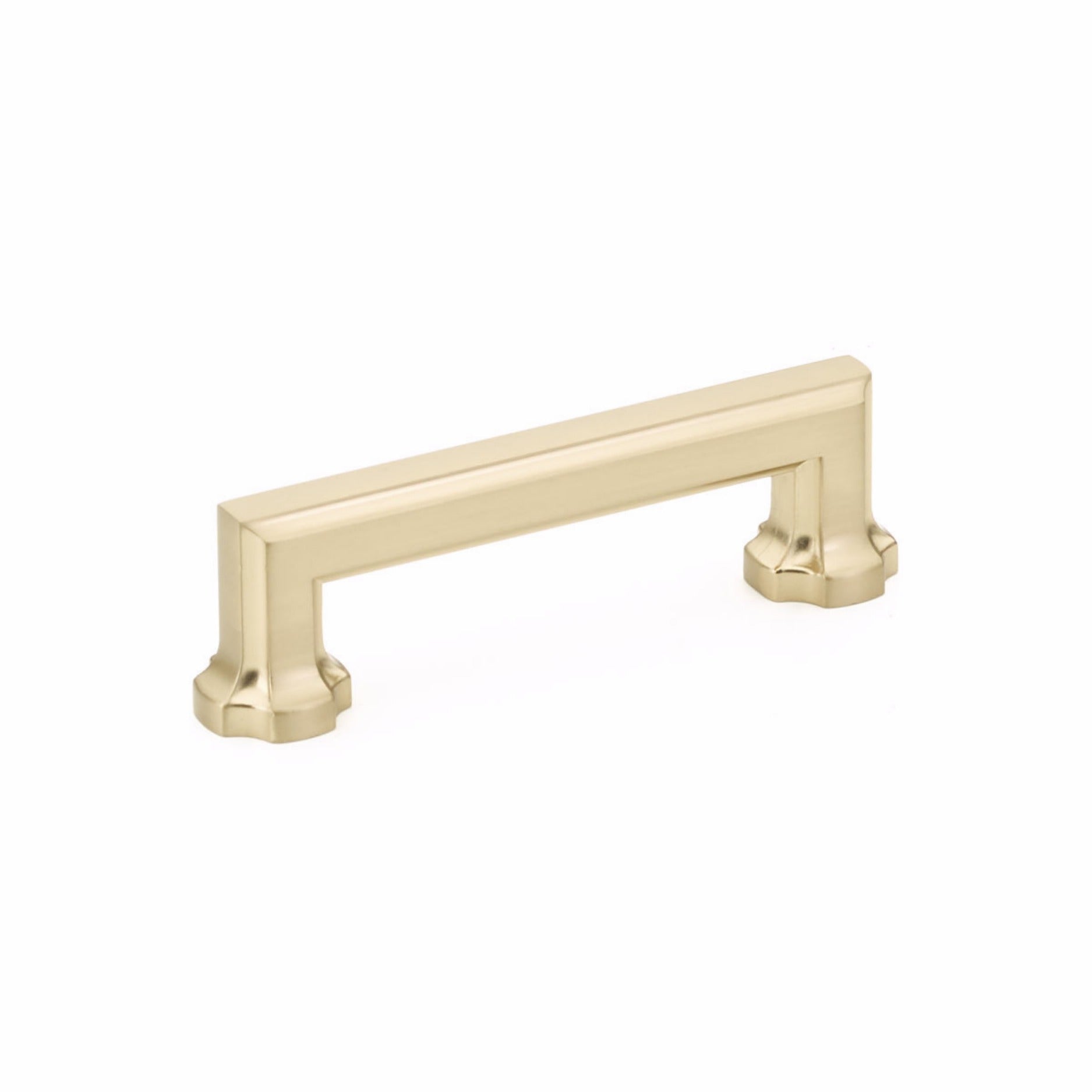 SCHAUB Schaub 883-SSB Cabinet Pull 3.5 in Center Satin Brass