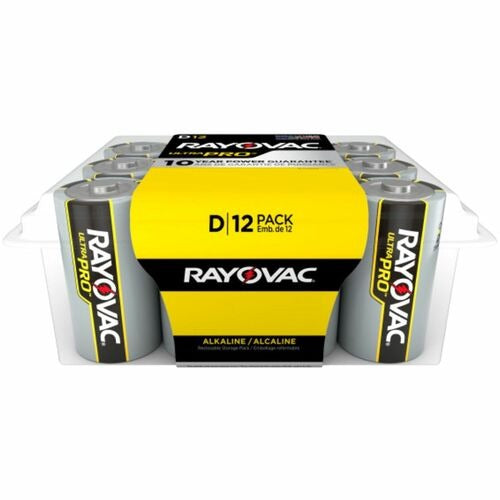 RAYOVAC Rayovac RAYALD12PPJ Alkaline D Batteries 12-pack