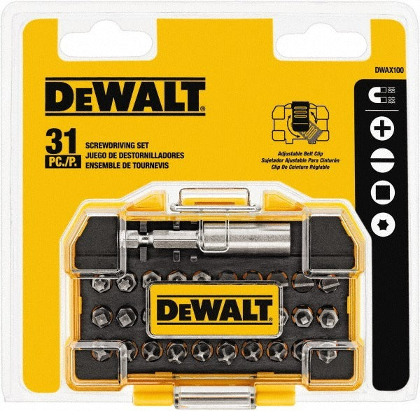 DEWALT Dewalt DWAX100 Screwdriver Insert Bit Set 31 Piece
