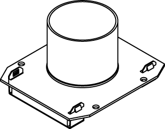 Legrand 22CHA Wiremold 2 Gang Conduit Bottom Housing Assembly