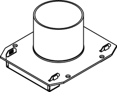 Legrand 22CHA Wiremold 2 Gang Conduit Bottom Housing Assembly