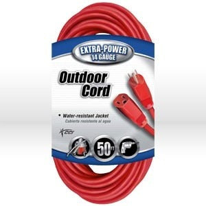 SOUTHWIRE Southwire 02408 Extension Cord 14/3 SJTW 15 Amp (50 ft)