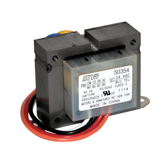 Mars 50354 Control Transformer - 40VA - Foot Mount - 120/208/240 Volt