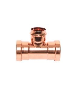 Mueller PF40197 Streamline PRS Copper Press Reducing Tee, 4 x 4 x 2-1/2