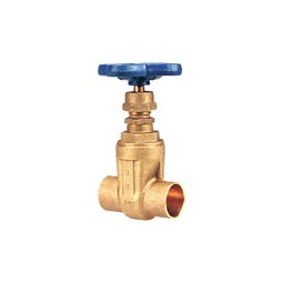 Nibco S113-34 Gate Valve Non-Rising Stem 3/4 Inch Bronze Class 125 Solder for MSS SP-80