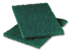 3M 7000045876 Heavy Duty Scouring Pad Green 9 in.