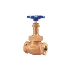 Nibco T235Y-12 Globe Valve 1/2 Inch Bronze Class 150 Threaded PTFE Seal for MSS SP-80