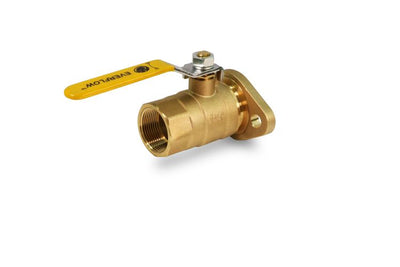 Everflow 505T112 1-1/2 F/P IPS Flange Ball Valve Less Purge With Nuts & Bolts