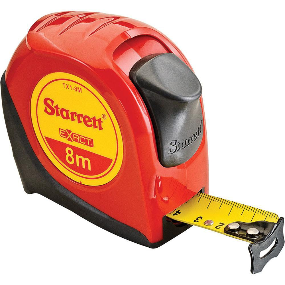 STARRETT Starrett 30656 Tape Measure 26 Ft 1 in Yellow Blade