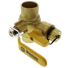 Webstone 50615 1-1/4 Sweat PRO-PAL Full Port Ball Valve w/ Drain