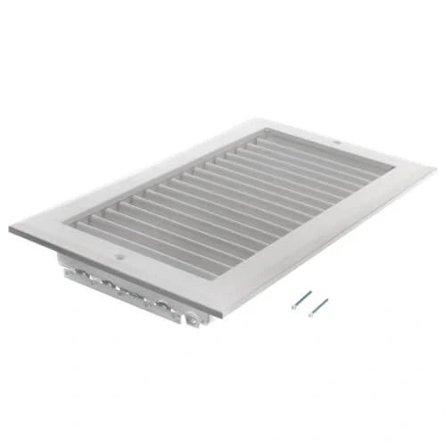 HART & COOLEY HART & COOLEY 22452 12 x 6 Wall Opening Size White Sidewall Ceiling Register A618MS Series