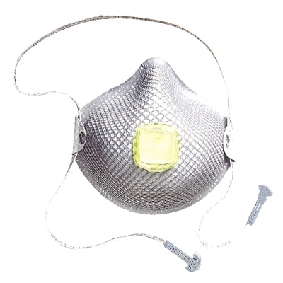 Moldex 2840R95 R95 Disposable Respirator with Valve M/L Gray Pack of 10