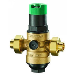 RESIDEO DS06-100-ST-LF Pressure Regulating Valve DS06 DialSet 1/2 Inch Single Union NPT Lead Free Bronze