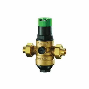 Resideo DS06-102-ST-LF Pressure Regulating Valve 1 Inch Single Union NPT Lead Free Bronze