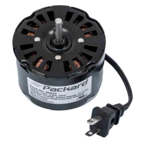 PACKARD 50933 3.3 inch Fan & Blower Duty Motor 120V 1550 RPM