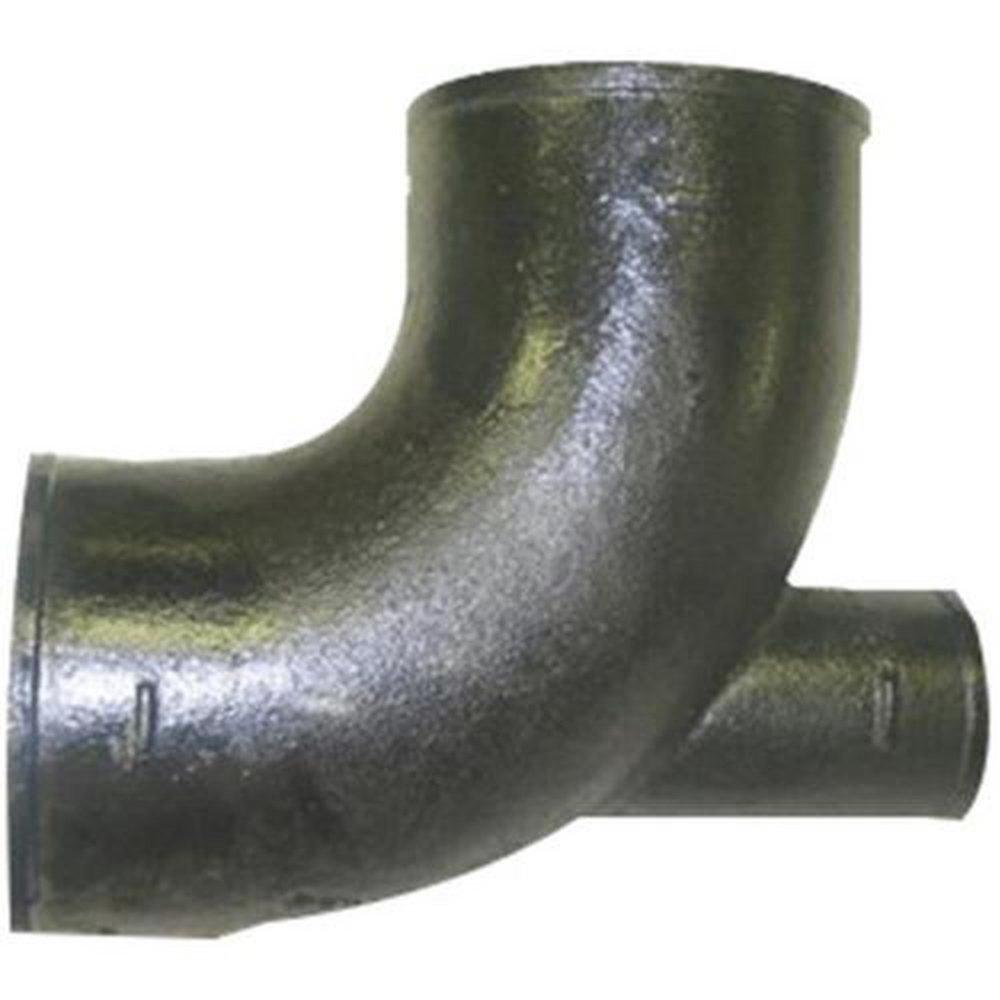 Tyler Pipe 006947 3 In No Hub 90 Degree Cast Iron 1/4 Bend