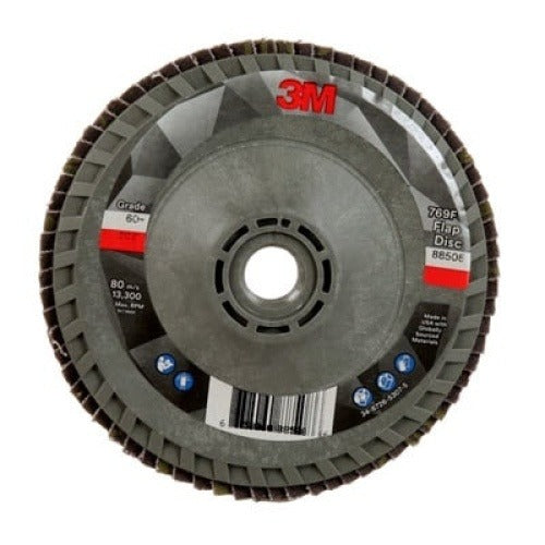 3M 3M 7100243874 Flap Disc 769F 60+ Grit (4-1/2 in / 10 per case / Type 29)