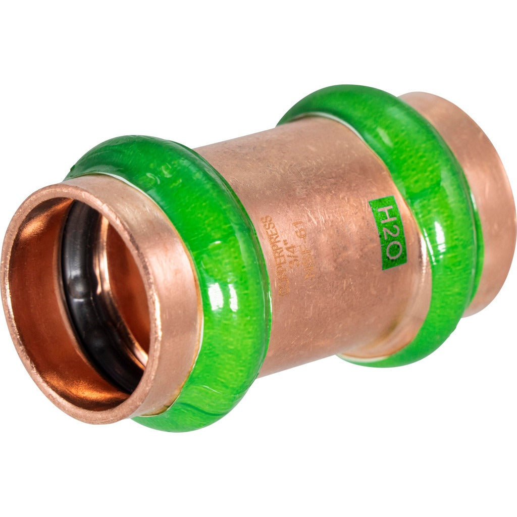 MERIT BRASS Merit Brass MB12310 Copper Press Coupling 1 Inch