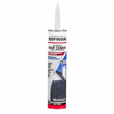 RUST-OLEUM Rust-oleum 301826 Plastic Roof Cement 10.1 Oz Cartridge
