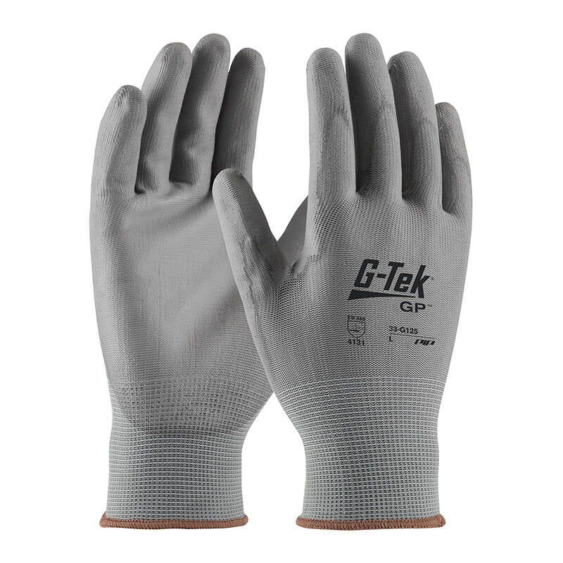 PIP Pip 33-G125/L G-Tek NPG Urethane Coated Nylon Gloves (Large / Dozen)