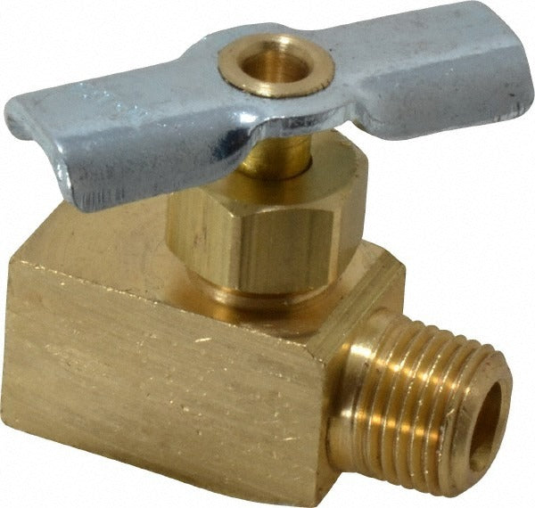EATON Eaton 6820 Straight Needle Valve 1/8 in Fnptf X Mnptf Brass