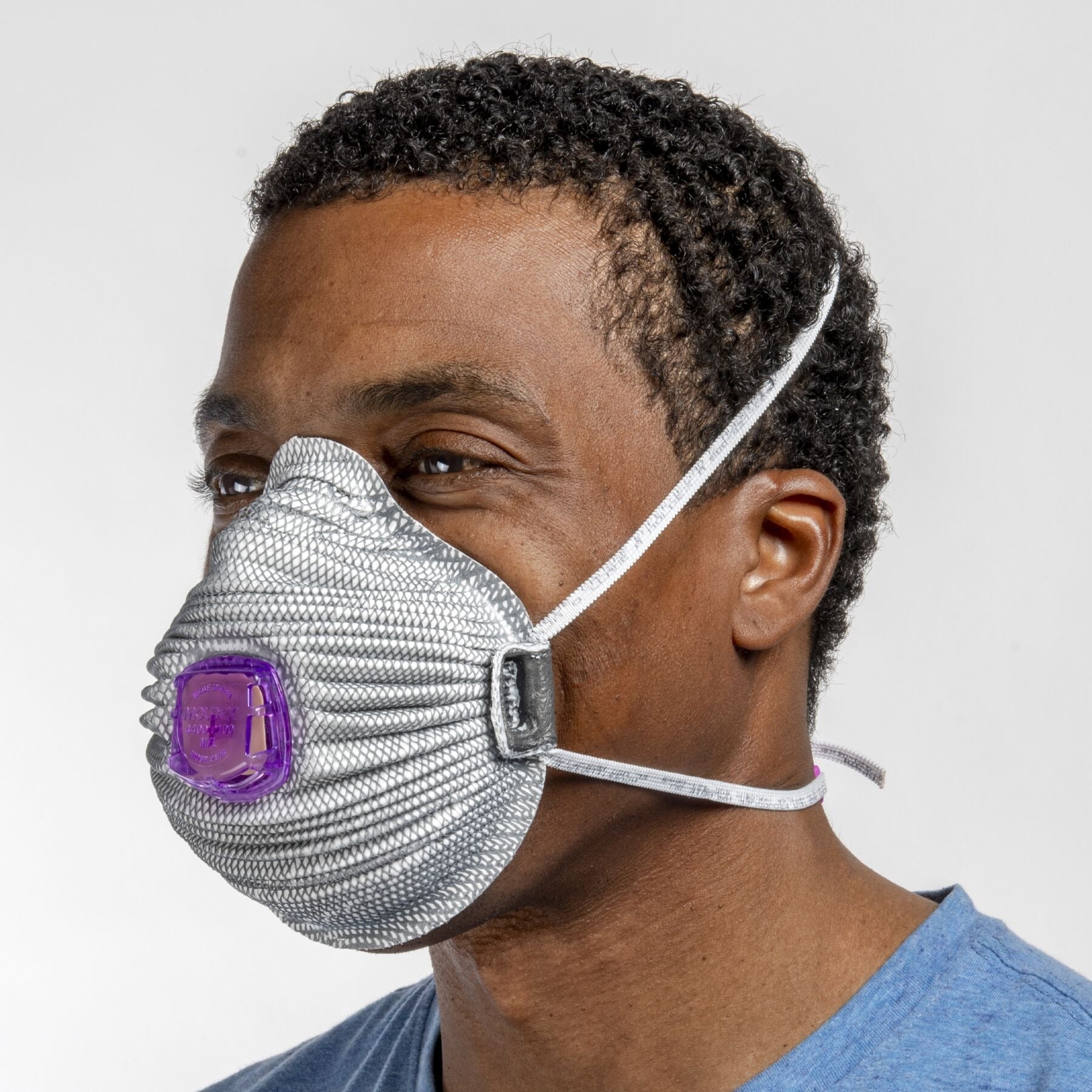 MOLDEX Moldex 4400 AirWave P100 Disposable Particulate Respirator (Medium/Large 5 per Box)