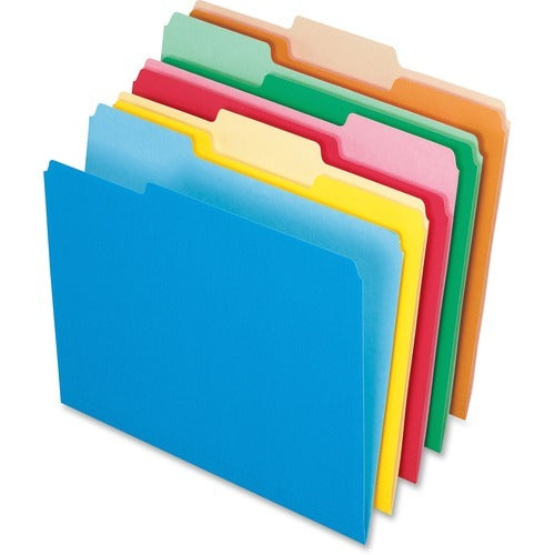 PENDAFLEX Pendaflex PFX15213ASST File Folders 1/3 Cut Box of 100