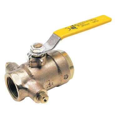 Apollo Valves 50-GB5-A1A GB-50 Series 1 in. Bronze FNPT Lever Handle Gas Ball Valve Replacement 50GB5A1