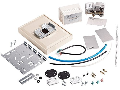 Johnson Controls T-4002-301 White DA Pneumatic Thermostat With Cover For 2 Pipe Systems