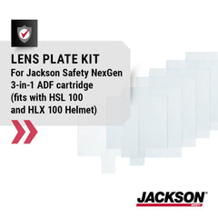 Jackson Safety 22606 Lens Kit NexGEN 3-in-1 ADF Welding Helmet, Replacement Safety Plates, 5 Front, 2 Rear