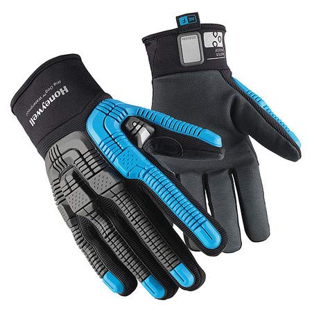 Honeywell 42-615BL/6XS Impact Glove ANSI 6 Cut Protective Palm ANSI/ISEA 138 Level 3 Impact Protection Integrated Waterproof Barrier