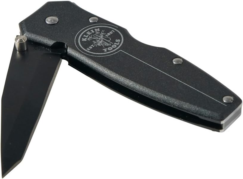 Klein Tools 44052BLK Tanto Lockback Knife 2-1/2-Inch Blade