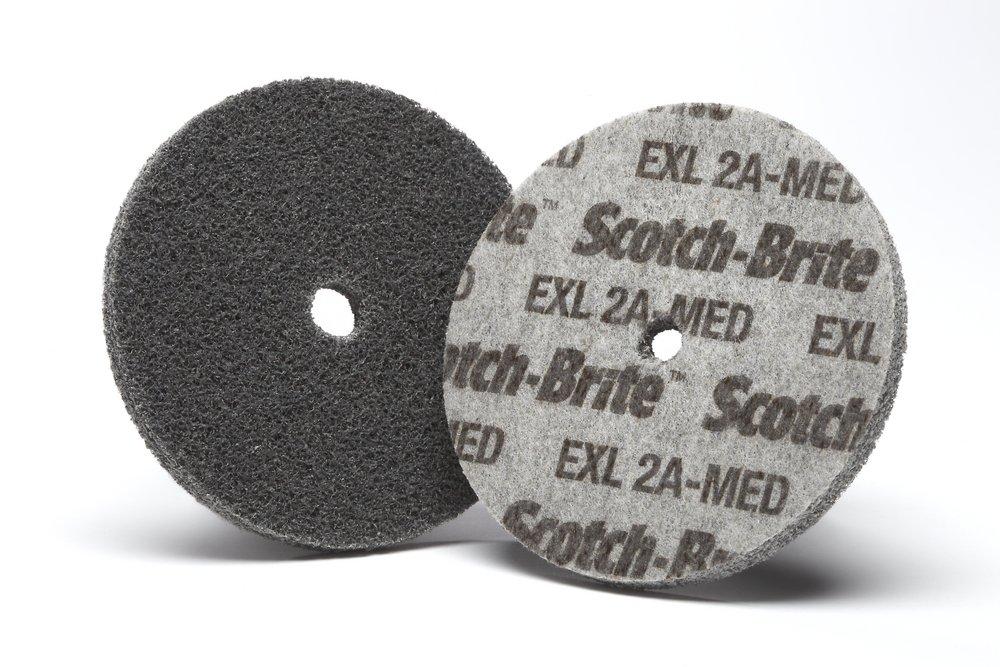 Scotch-Brite 7000021281 1 in. Unitized Wheel in Black and Grey (Case of 50) 3M7000021281