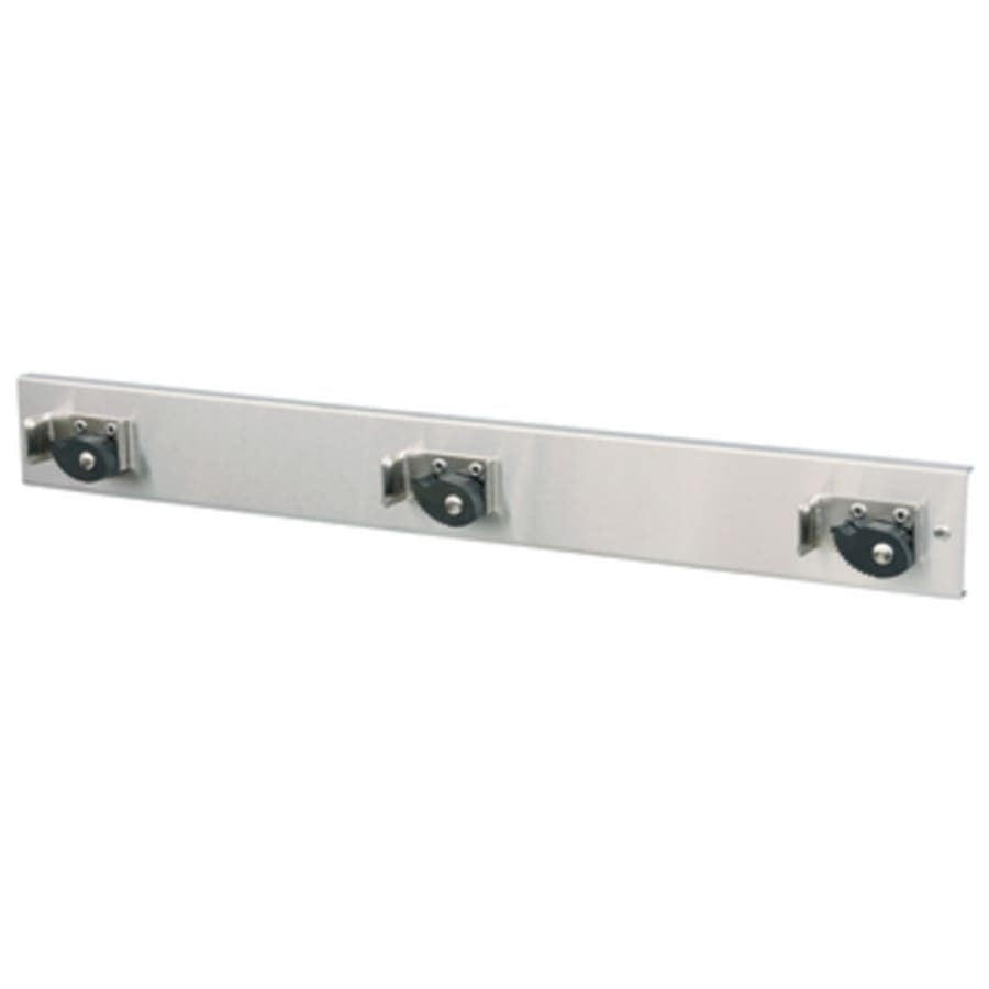 MOEN Moen 8198 M-Dura Three-Station Mop and Broom Hanger 3 Station