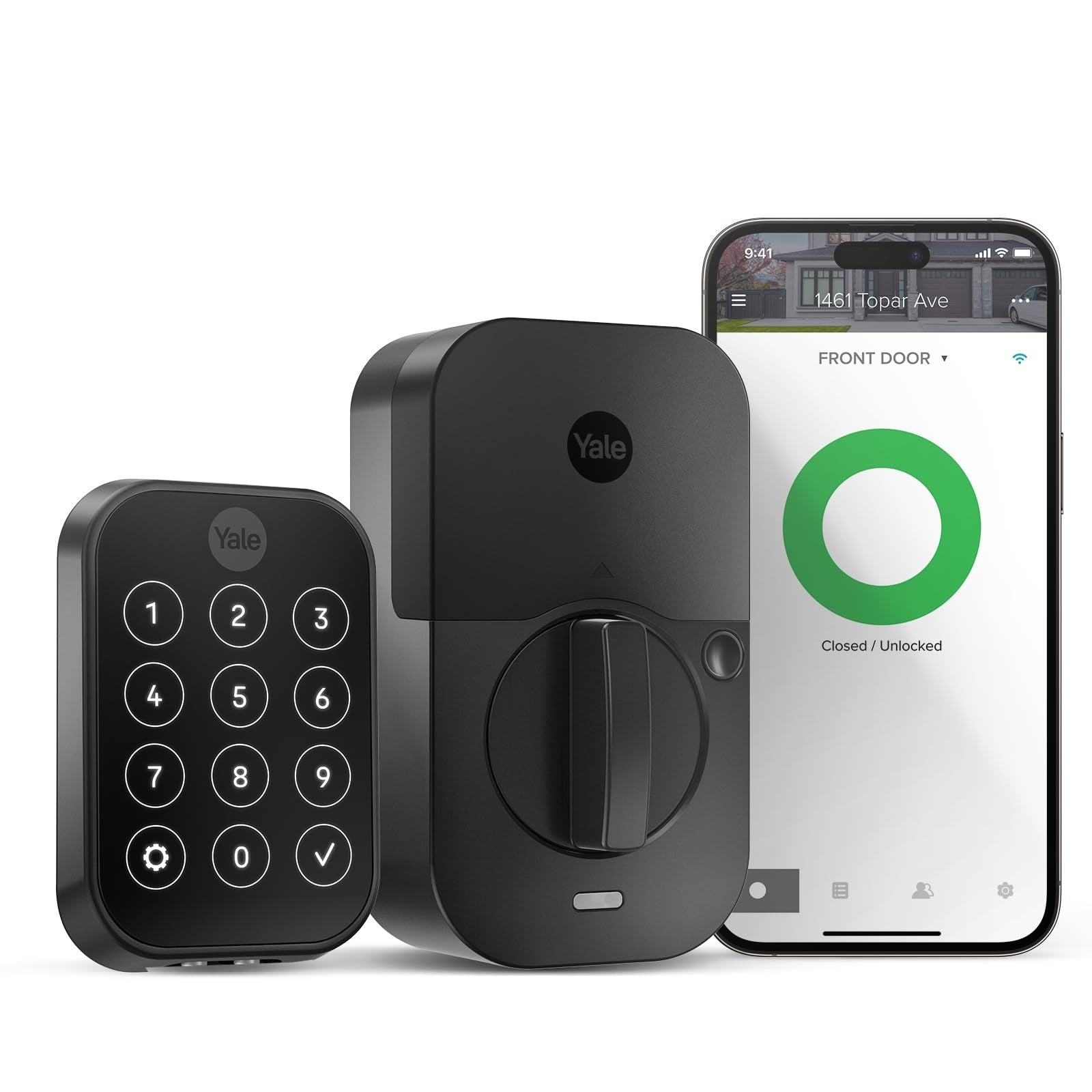 YALE Yale YRD450WF1BSP Smart Deadbolt Wi-fi Touchscreen