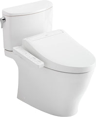 Toto MW4423074CEFG#01 Washlet+ Nexus Two-Piece Elongated 1.28 GPF Toilet with C2 Bidet Seat Cotton White