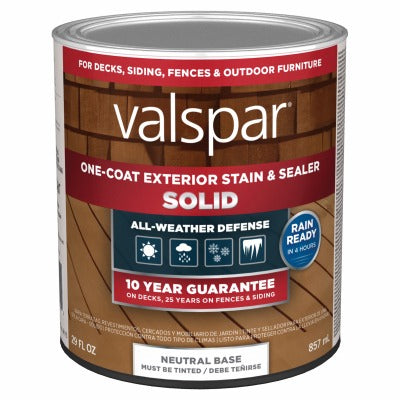 VALSPAR Valspar/cabot VL1028090-14 Solid Stain Sealer 1 Qt