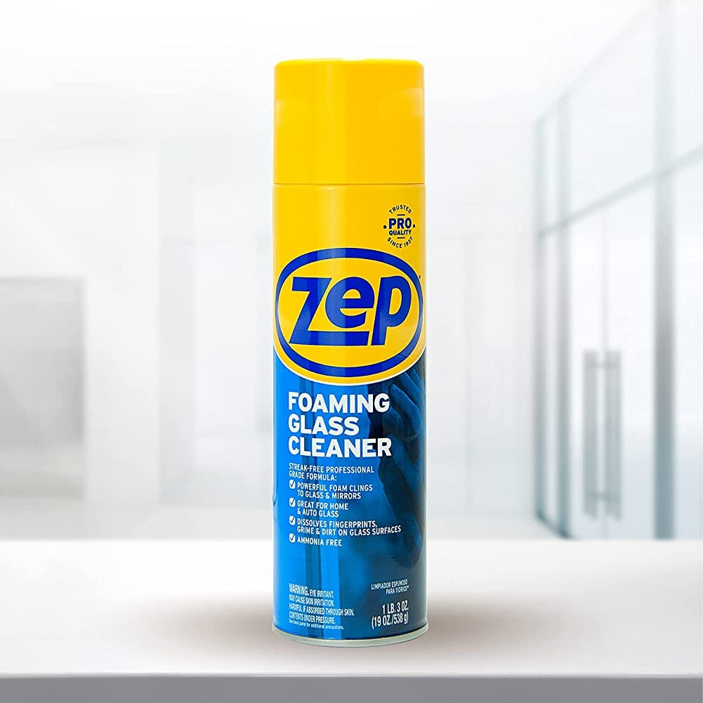 Zep ZUFGC19 Foaming Glass Cleaner - 19 oz