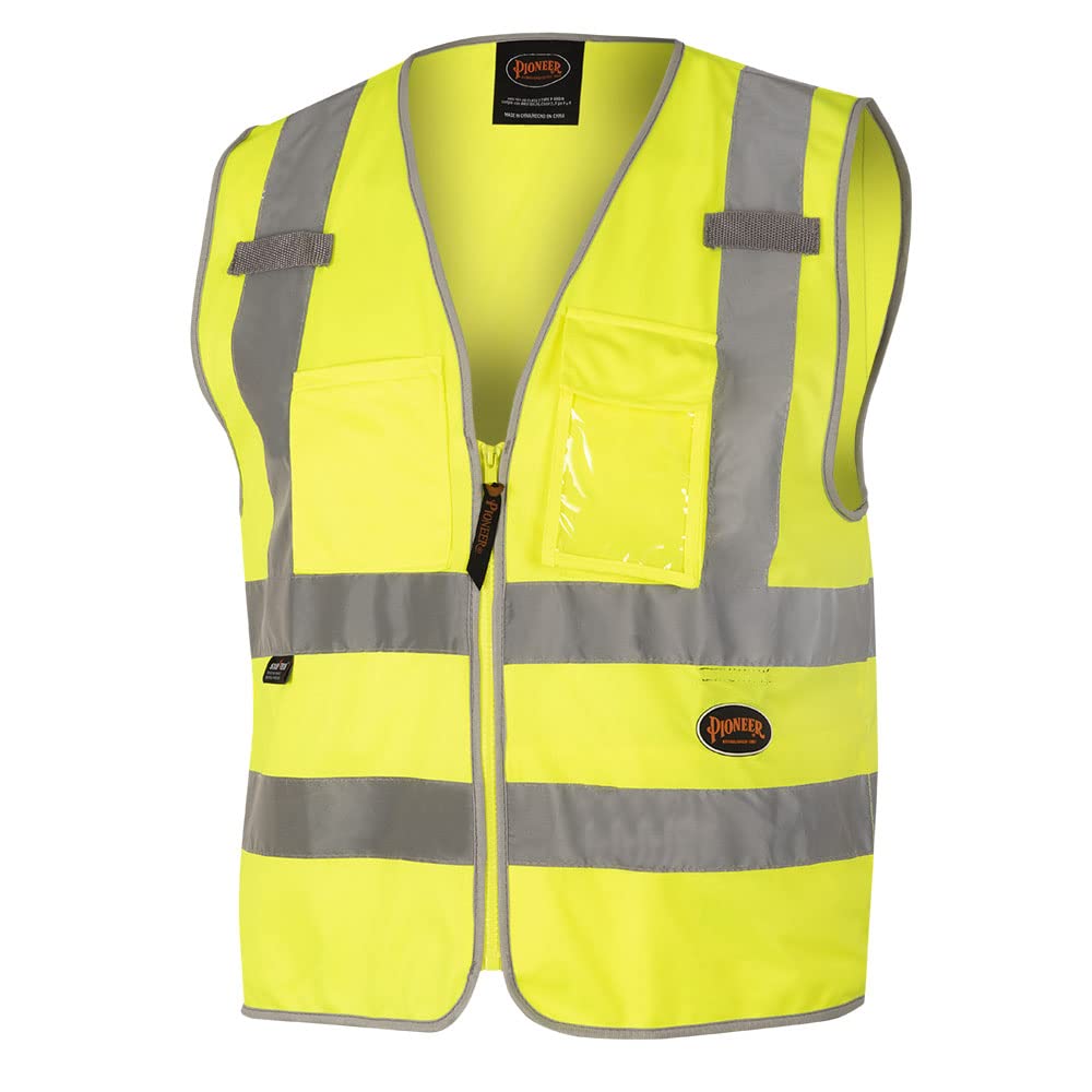 Pioneer V1025160U-5XL Safety Vest Green 5X-Large