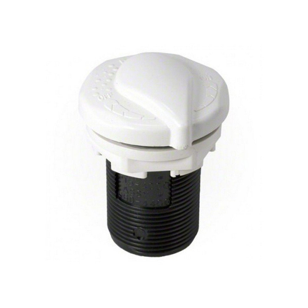 Waterway Plastics 660-4400 TruSeal Short Body Air Control 2.5 Inch White