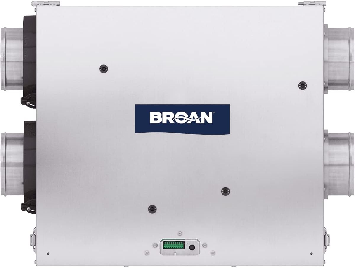 Broan-NuTone ERV100S Energy Recovery Ventilator 100 CFM Side Ports Replacement ERV100SP