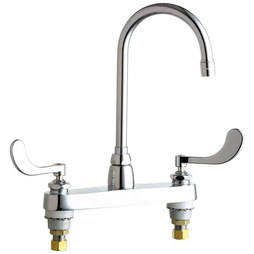 Chicago Faucet 1100-G2E3-317AB Sink Faucet 2.2 Gpm 8 In Centers