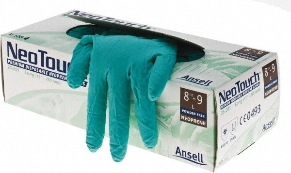 ANSELL Ansell 25-201L Microflex Neotouch Neoprene Gloves Large 100pk