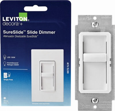 LEVITON Leviton Mfg Co C22-06672-1LW Sureslide Dimmer 3-pack