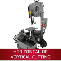 Jet 413452 JET HVBS-710G, 7 x 10-1/2 Gear Head Mitering Bandsaw, 1Ph 115/230V