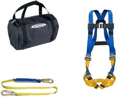 Werner K121013 Aerial Kit with Basewear Std Harness 6-Foot DeCoil Lanyard 1 per Pack